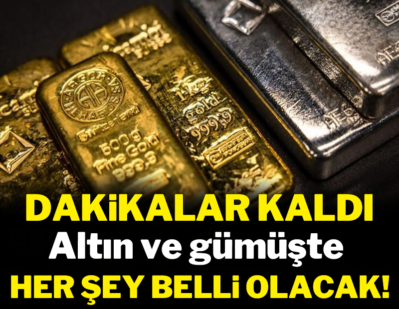 Tüm dünya ABD'den gelecek habere kilitlendi: 16.30'da altın ve gümüşte her şey olabilir