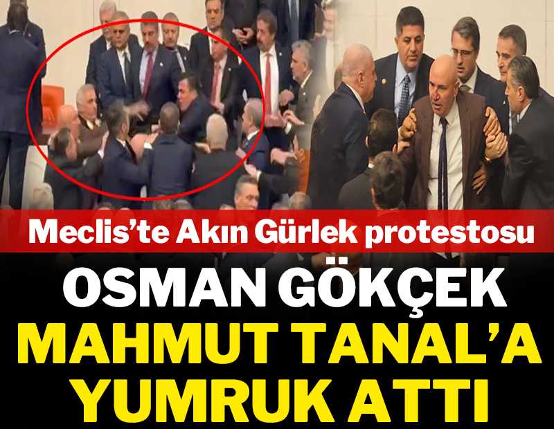 Meclis'te Akın Gürlek protestosu: CHP kürsüyü işgal etti