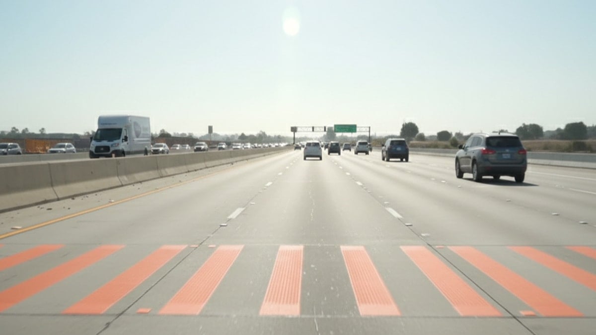 Yollarda yeni turuncu şeritler kullanılmaya başlandı: İşte nedeni 