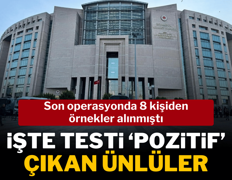 İşte uyuşturucu testi pozitif çıkan ünlüler...