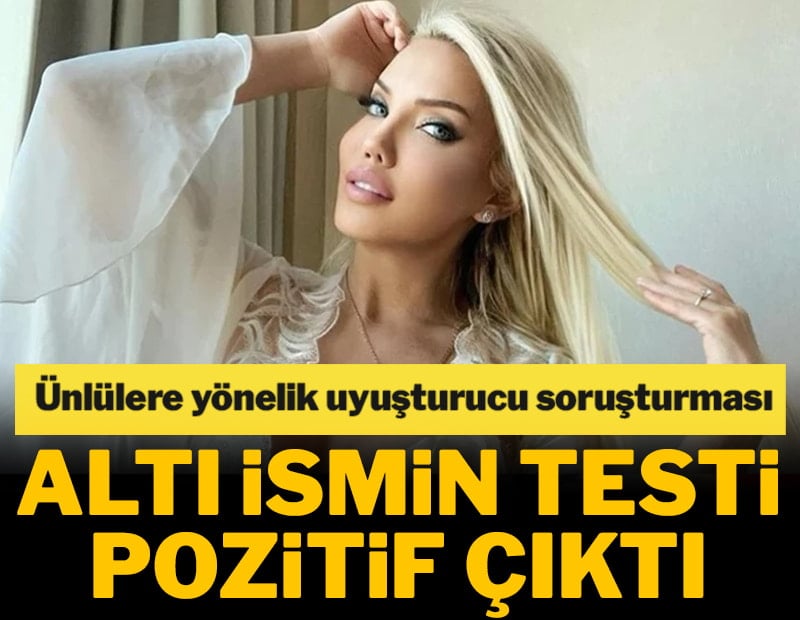 İşte uyuşturucu testi pozitif çıkan ünlüler...