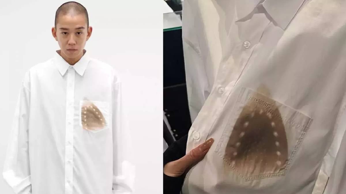 Ütü yanığı gömleğin fiyatı dudak uçuklattı: Ütü kazası artık servet değerinde