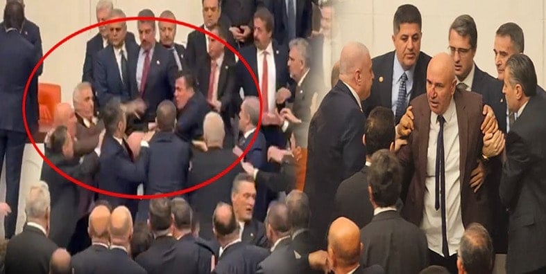 Meclis'te Akın Gürlek protestosu: CHP kürsüyü işgal etti