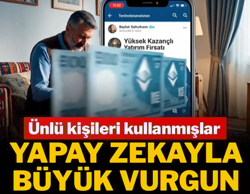 Ünlü kişilerin yapay zeka görüntüleriyle dolandıran çeteye operasyon