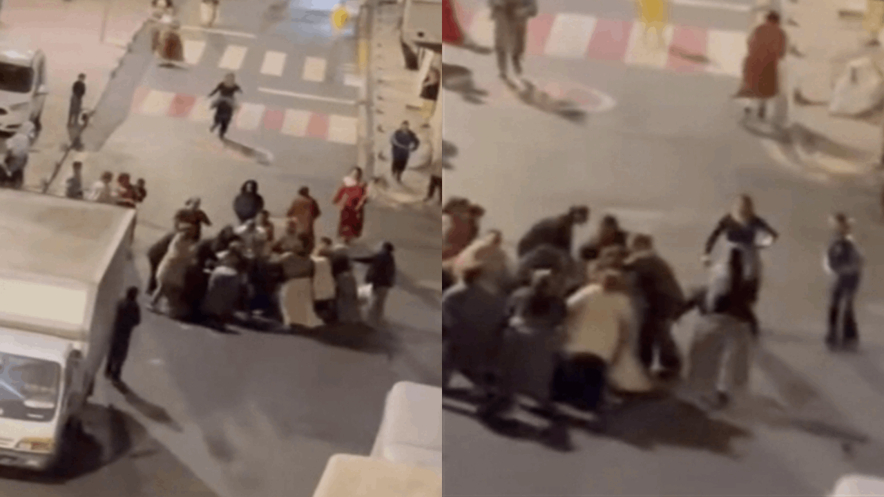 Dehşet anları: Çocuk kavgasına anneler de karıştı