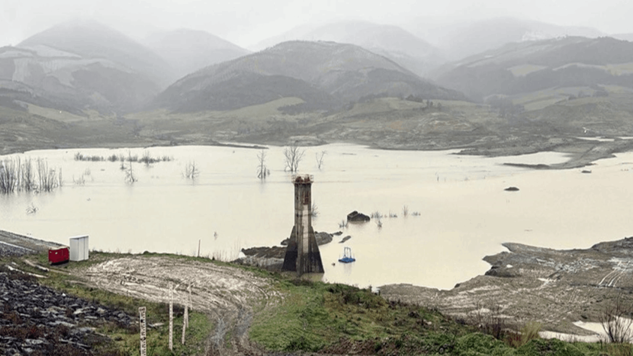 Tekirdağ'da Naip Barajı'nda doluluk yüzde 3'e yükseldi