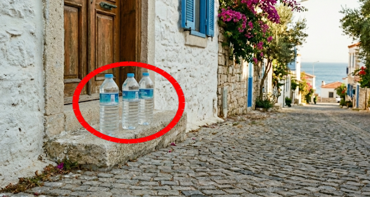 İşte bu yüzden sabahları kapınızın önüne pet şişe koymalısınız