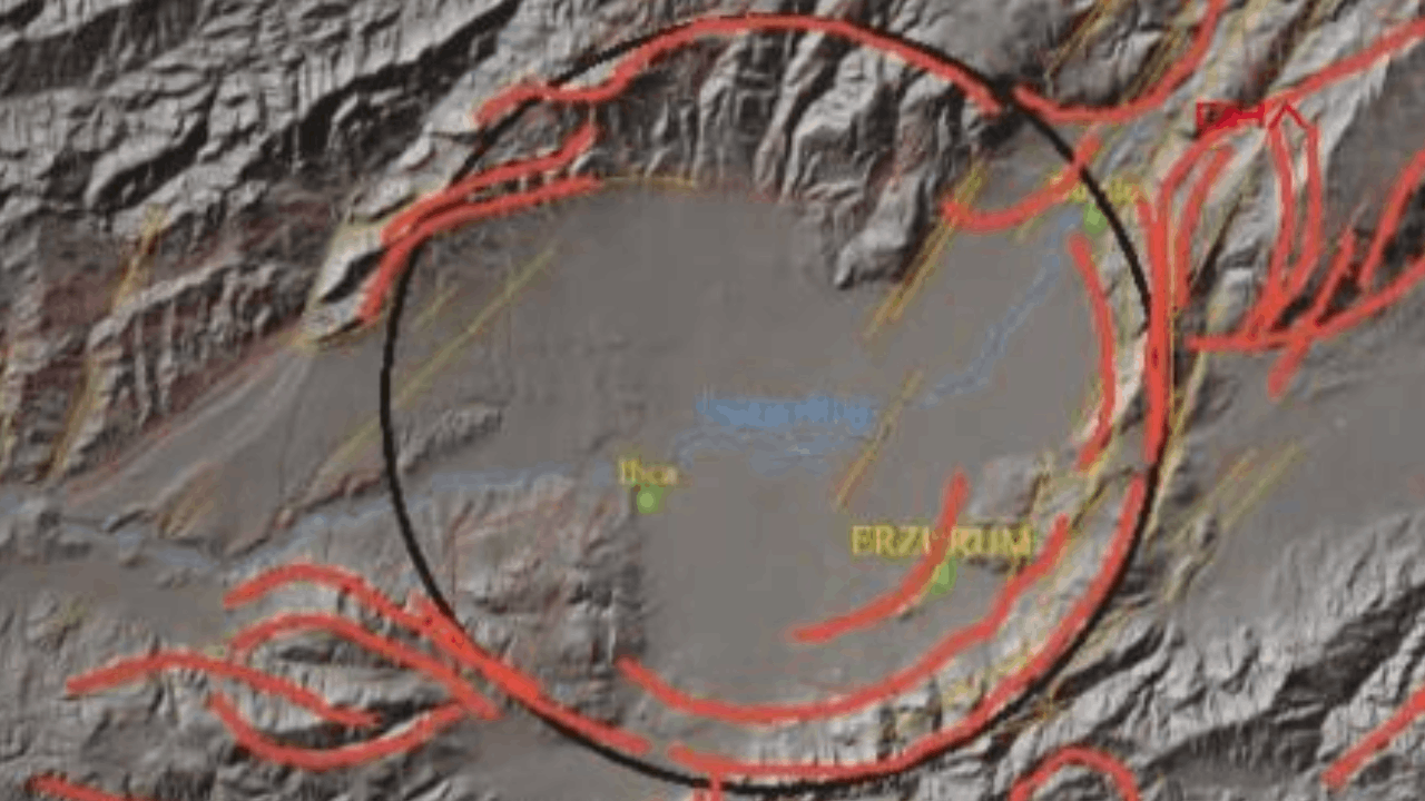 Erzurum Havzası'nın temelinde 60 kilometre çapında kaldera keşfedildi