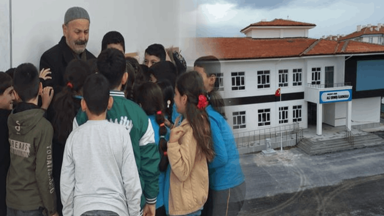 Ailesi hayvanlara baksın diye okutmamıştı: Okul yaptırdı!