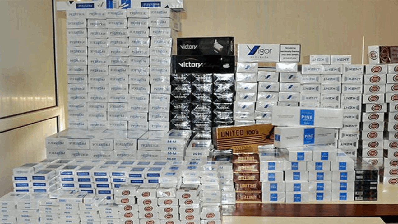 Adana'da 82 bin 500 paket kaçak sigara yakalandı