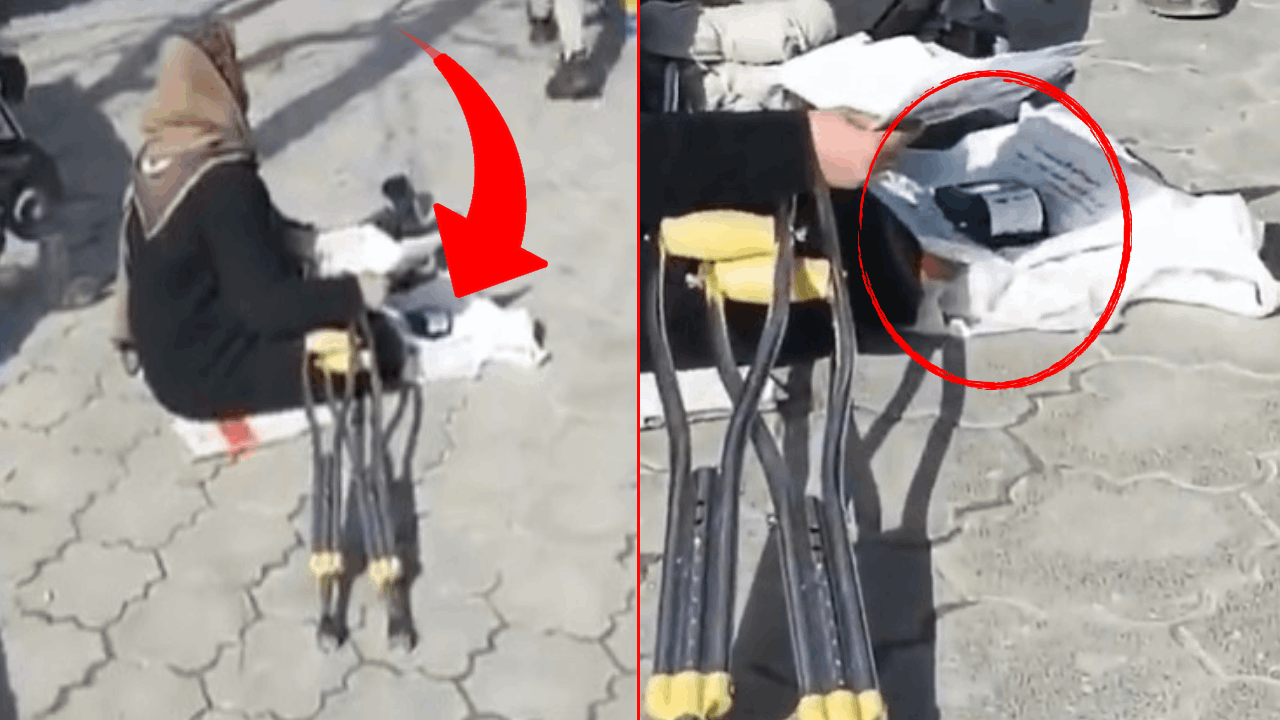 POS cihazlı dilenci hayrete düşürdü