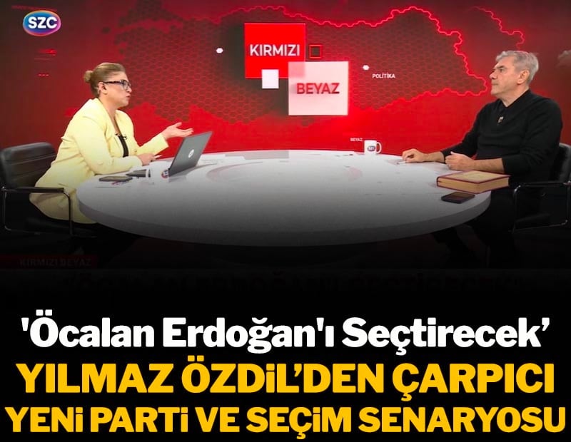 'Öcalan Erdoğan'ı Seçtirecek' Yılmaz Özdil'den çarpıcı yeni parti ve seçim senaryosu