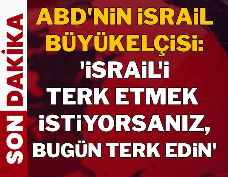 ABD'den flaş karar: İsrail’deki elçilik çalışanları ülkeden ayrılabilir