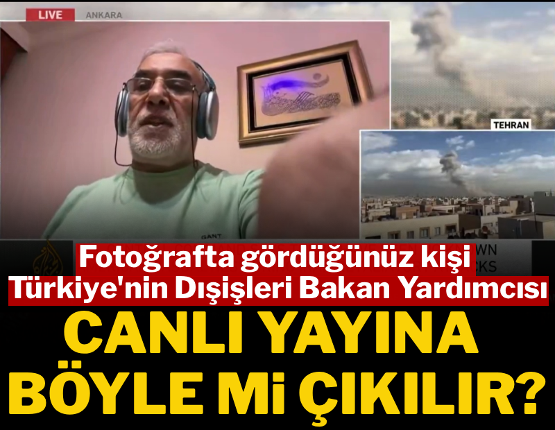 Hakan Fidan'ın yardımcısının kıyafetine büyük tepki! 'Canlı yayına böyle mi çıkılır?'