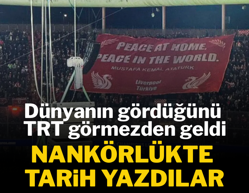 Dünyanın gördüğünü TRT görmezden geldi! Nankörlükte tarih yazdılar 