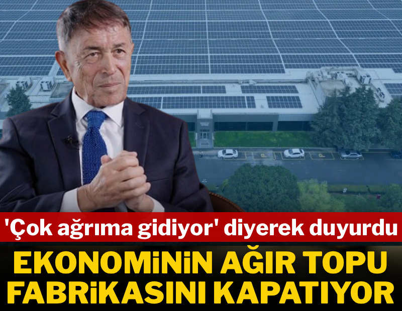 'Çok ağrıma gidiyor' diyerek duyurdu: Ekonominin ağır topu fabrikasını kapatıyor