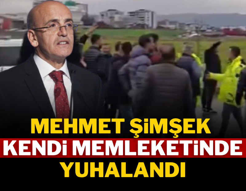 Mehmet Şimşek memleketinde yuhalandı