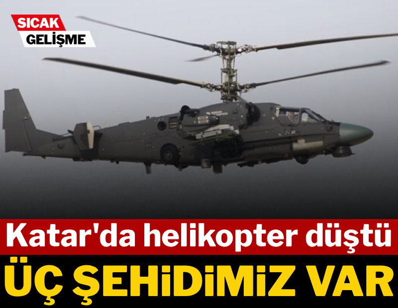 SON DAKİKA | MSB: Helikopter düştü 3 şehidimiz var
