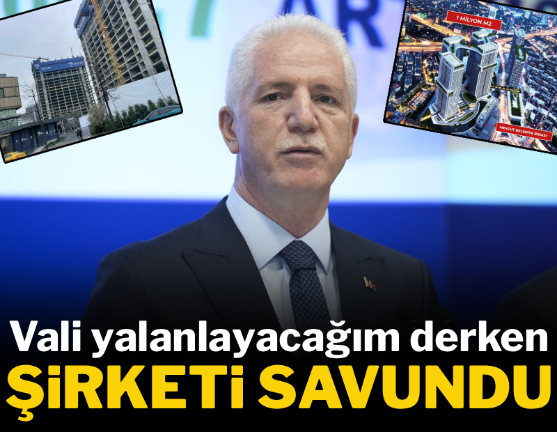 Vali yalanlayacağım derken şirketi savundu