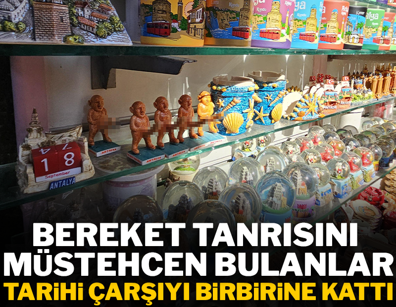 Bereket tanrısını müstehcen bulanlar tarihi çarşıyı birbirine kattı