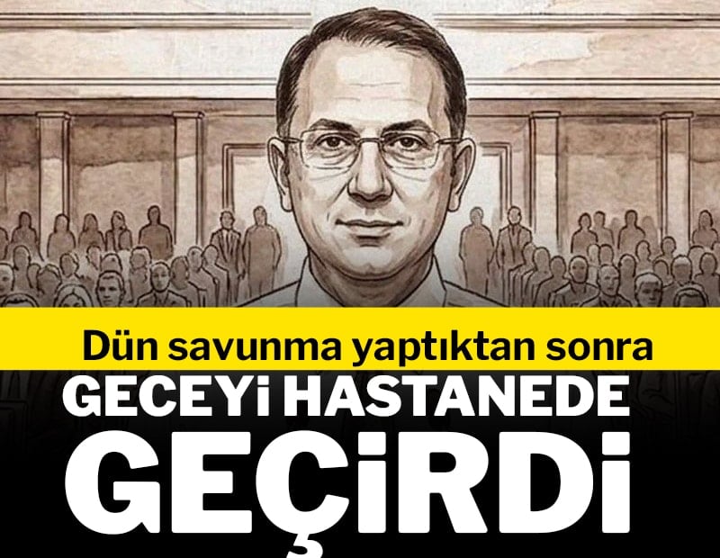 Murat Çalık dün savunma yaptıktan sonra hastaneye kaldırılmış