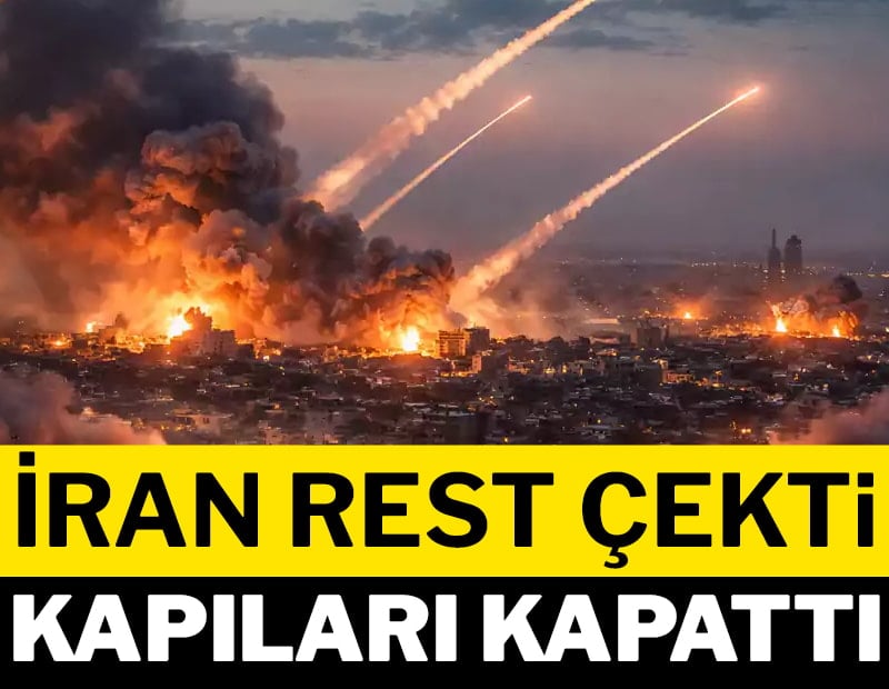 İran rest çekti! Kapıları kapattı