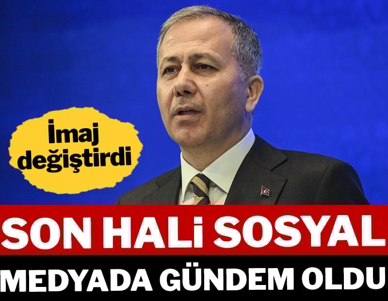 Ali Yerlikaya imaj değiştirdi: Son hali sosyal medyada gündem oldu