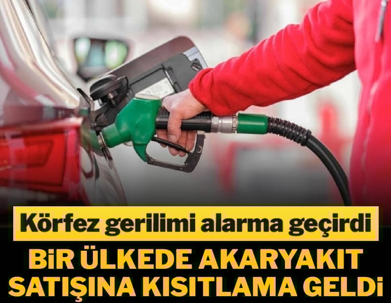 Enerji krizi alarma geçirdi! Bir ülkede akaryakıt satışına kısıtlama geldi