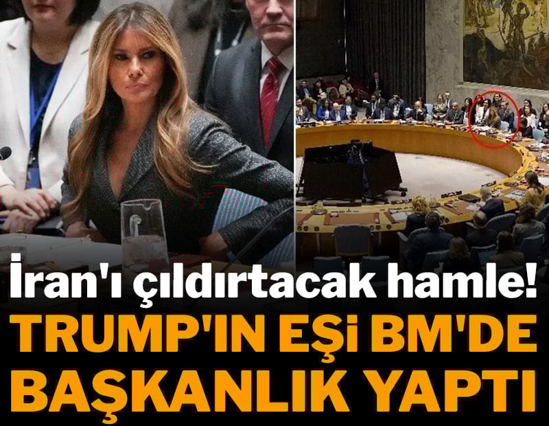 İran'ı çıldırtacak hamle! Trump'ın eşi BM'de başkanlık yaptı