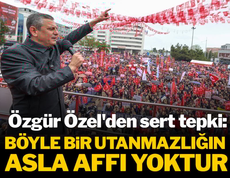 Özgür Özel'den İstiklal Marşı'nın Arapça okunmasına sert tepki