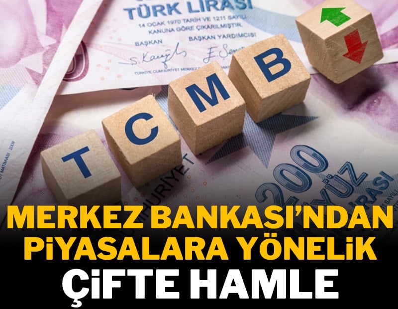 Merkez Bankası'ndan çifte hamle!