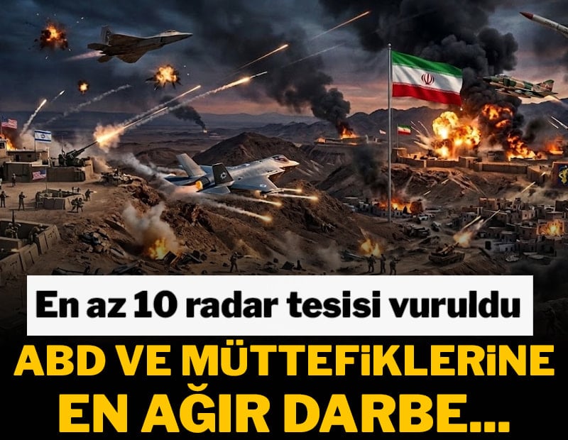 ABD ve müttefiklerine en ağır darbe... 10 radar tesisi vuruldu! Savaş'ta 20'nci gün...
