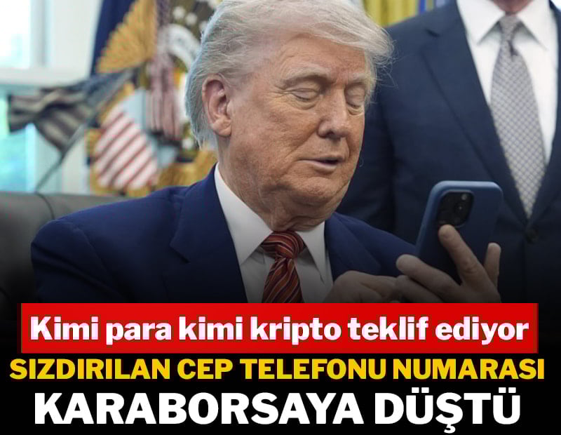 Trump'ın sızdırılan cep telefonu numarası karaborsaya düştü! Kimi para kimi kripto teklif ediyor