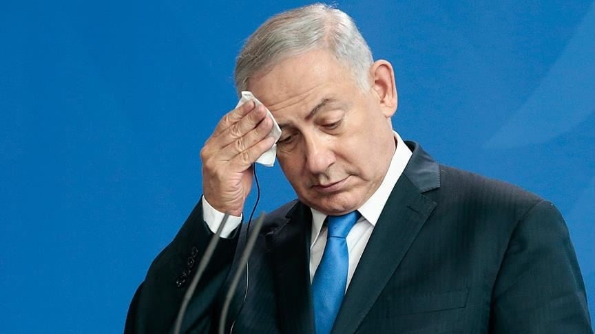 Netanyahu’nun basın toplantısı esnasında sirenler çaldı