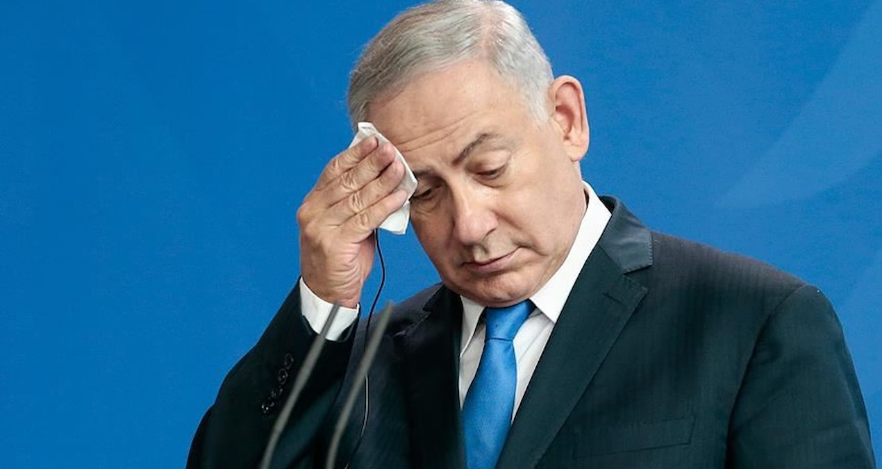 Netanyahu’nun basın toplantısı esnasında sirenler çaldı