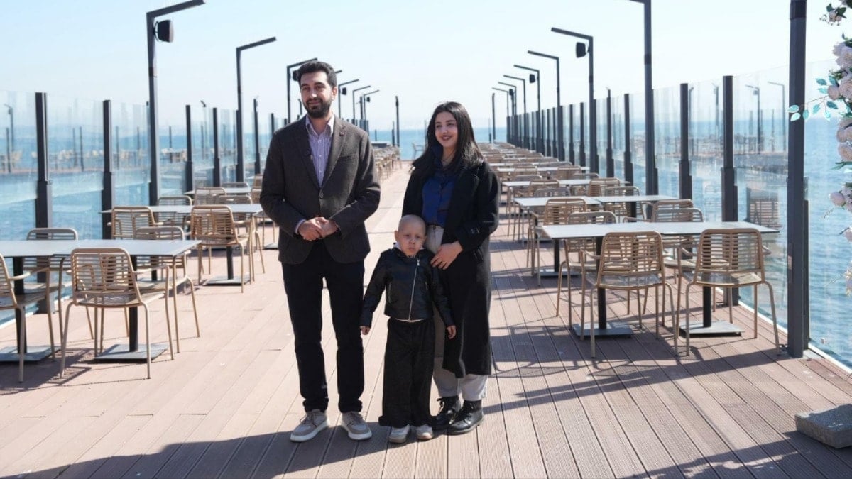 Tuzla Belediyesi'nden kanseri yenen Almira için balonlu kutlama