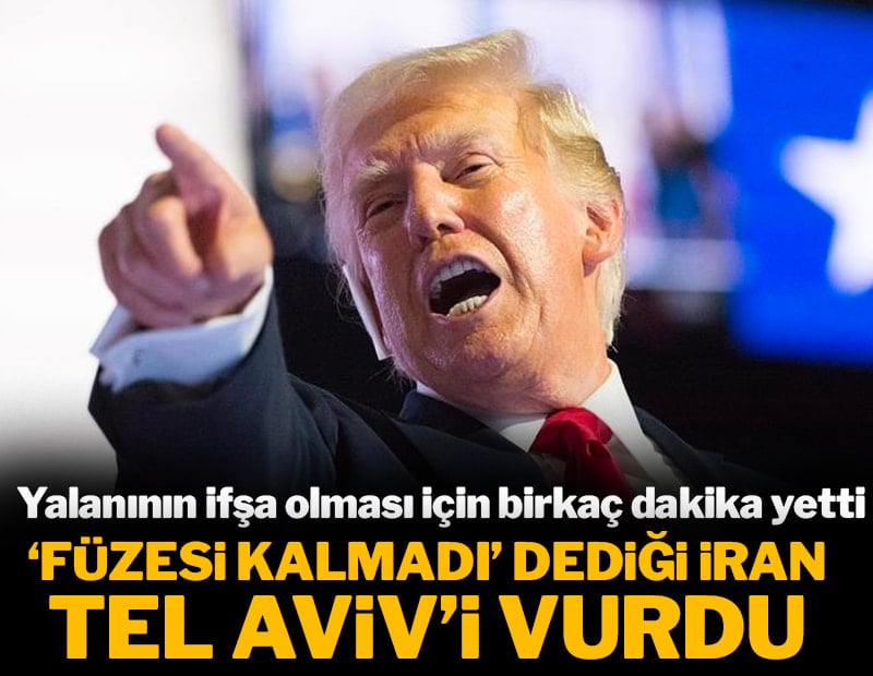 Trump'ın yalanı anında ifşa oldu: Füzeler birden bire yağmaya başladı