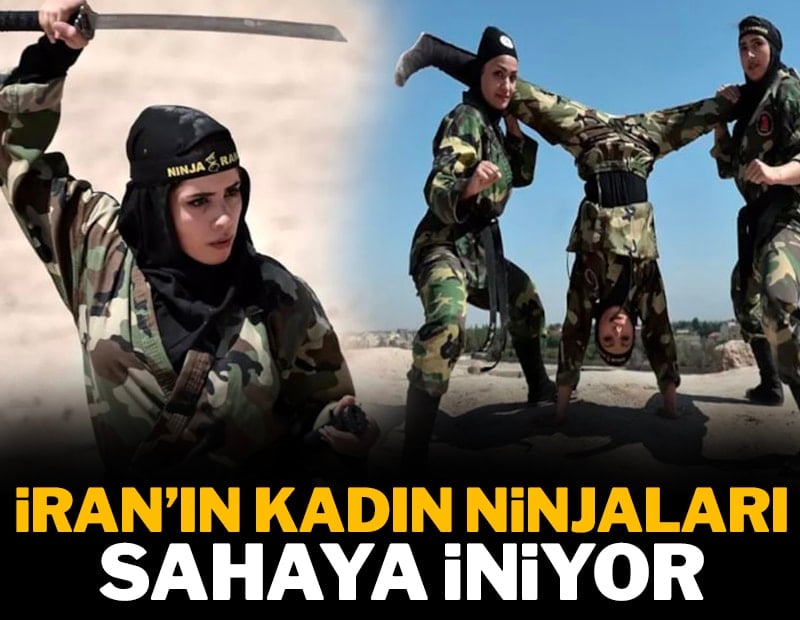 İran'ın kadın ninjaları sahaya iniyor