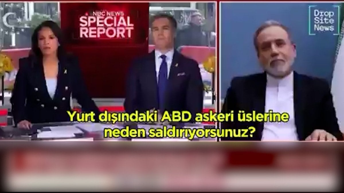NBC sunucusu İranlı Bakandan aldığı cevapla şaştı kaldı