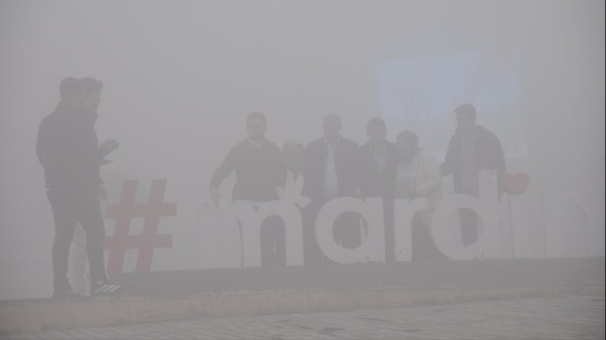 Mardin'de yoğun sis; görüş mesafesi 15 metreye düştü