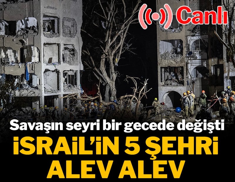 İran, İsrail'in 5 kentini vurdu, savaşın seyri değişti | ORTADOĞU 23. GÜNDÜR ALEV ALEV