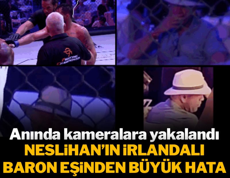 Neslihan'ın İrlandalı baron eşinden büyük hata: Anında kameralara yakalandı