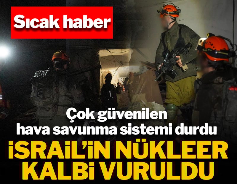 İran, İsrail'de nükleer santrali vurdu