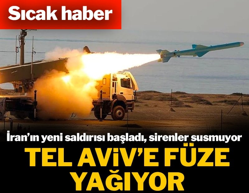 İran'ın yeni saldırısı başladı! Tel Aviv'e füze yağıyor | Ortadoğu 16 gündür alev alev