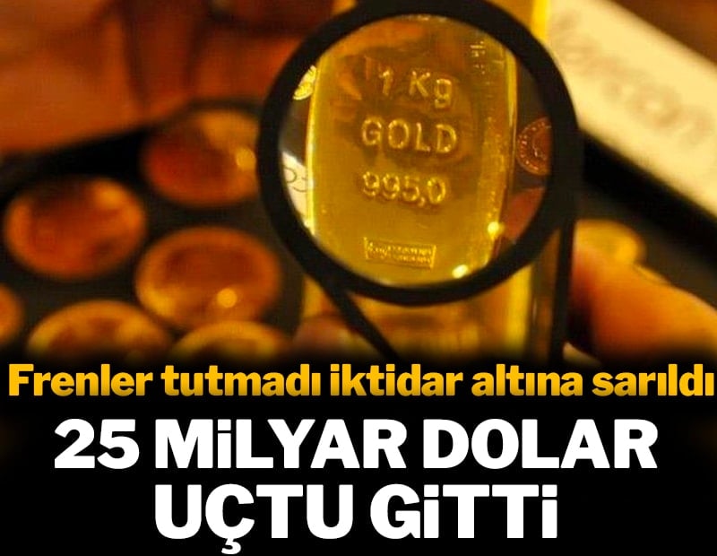 İktidar doları frenlemek için Merkez’in altın rezervine sarıldı