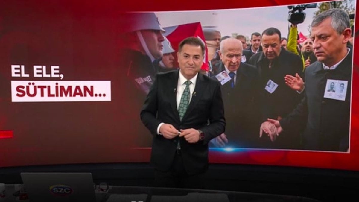 Bahçeli ve Özel arasındaki samimi görüntü kürsüye de yansıdı