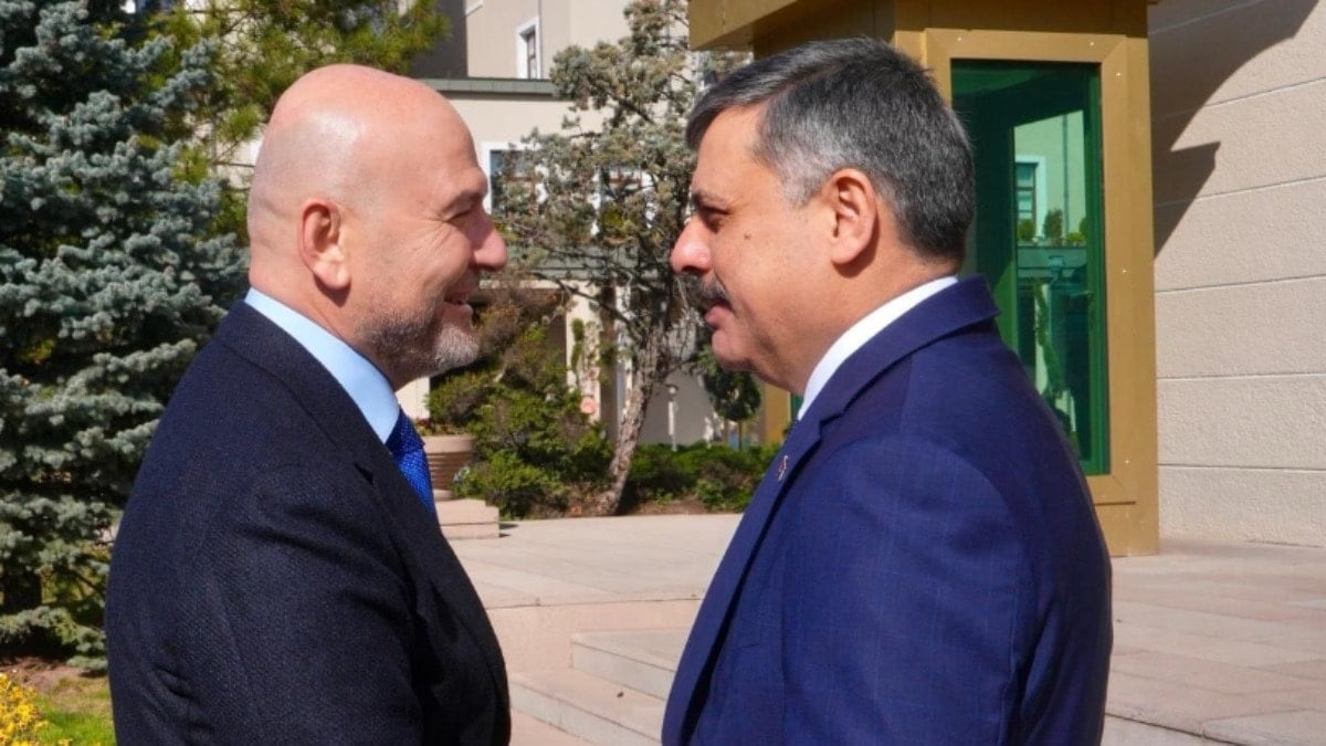 Süleyman Soylu'dan İçişleri Bakanı Mustafa Çiftçi'ye ziyaret