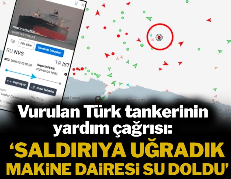 Türk gemisi, İstanbul Boğazı'na 26 kilometre kala vuruldu