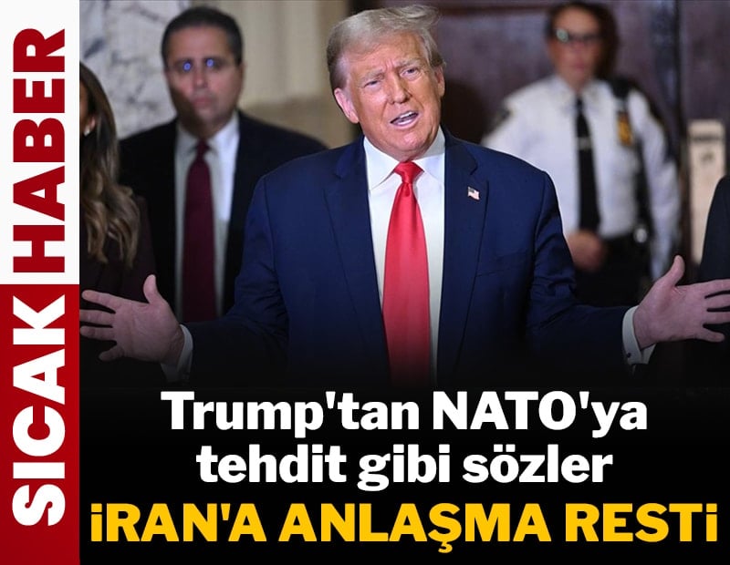 Trump'tan NATO'ya tehdit gibi sözler: İran'a anlaşma resti