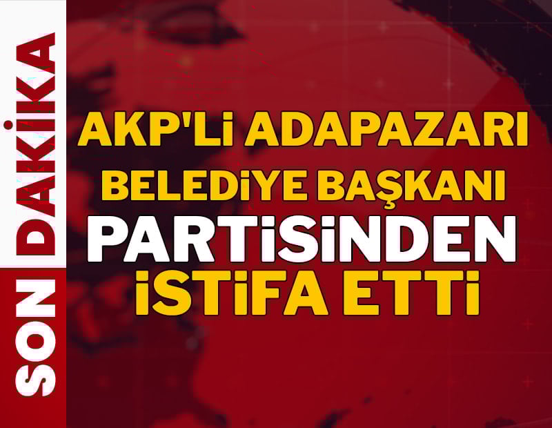 'Yasak aşk' iddialarıyla gündeme gelen AKP'li belediye başkanı partisinden istifa etti